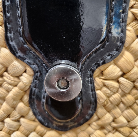 Michael Kors "Santorini" Straw Hand Bag EXCELLENT CONDITION - Picture 4 of 9